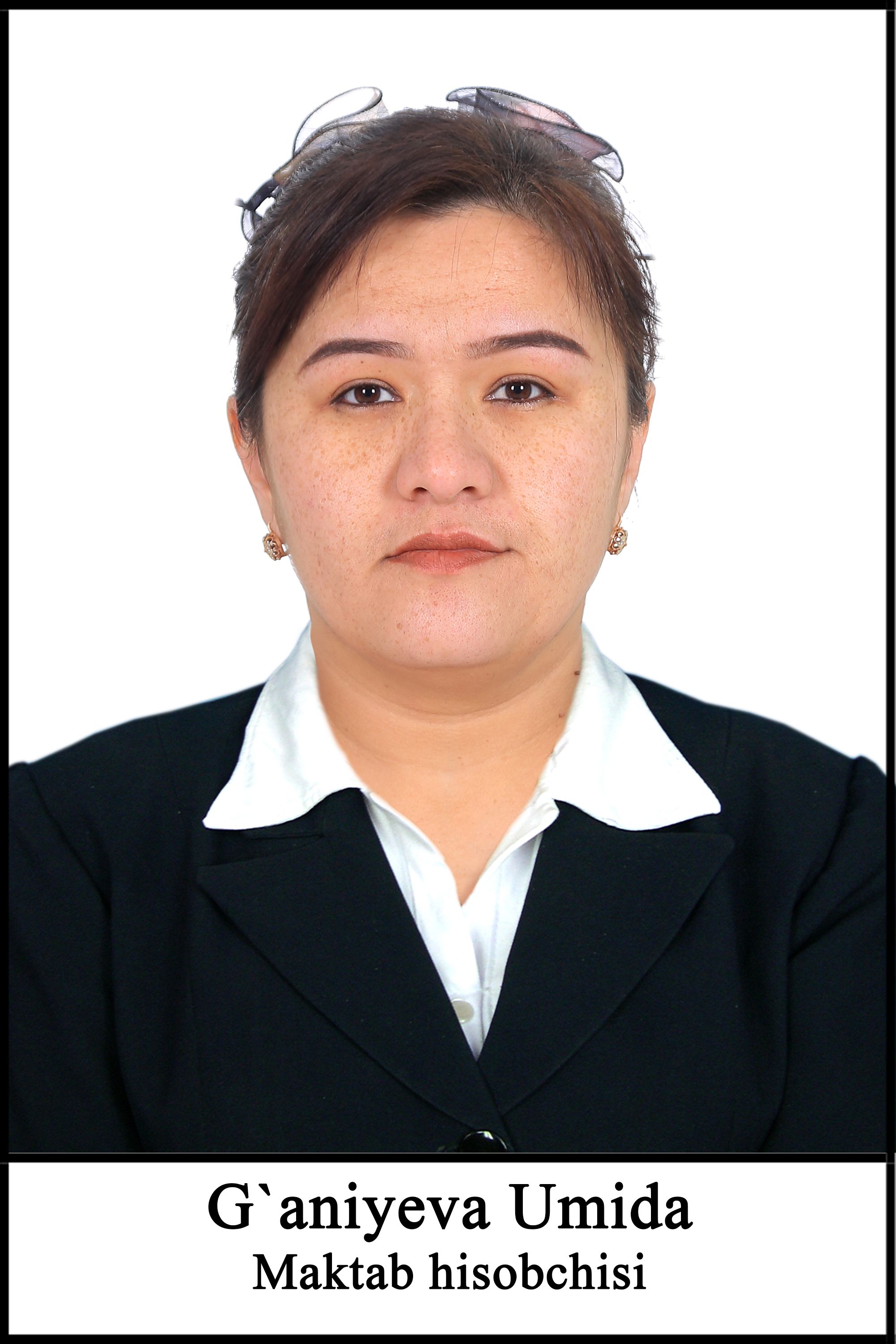 G`aniyeva Umida Komiljon qizi