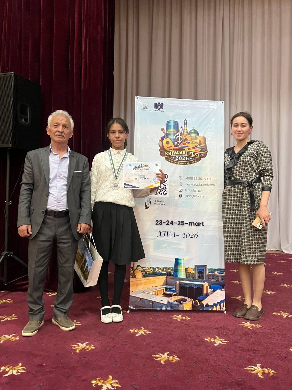 "Khiva Art Fest" xalqaro ijodiy tanlovi ko'tarinki ruhda davom etmoqda.